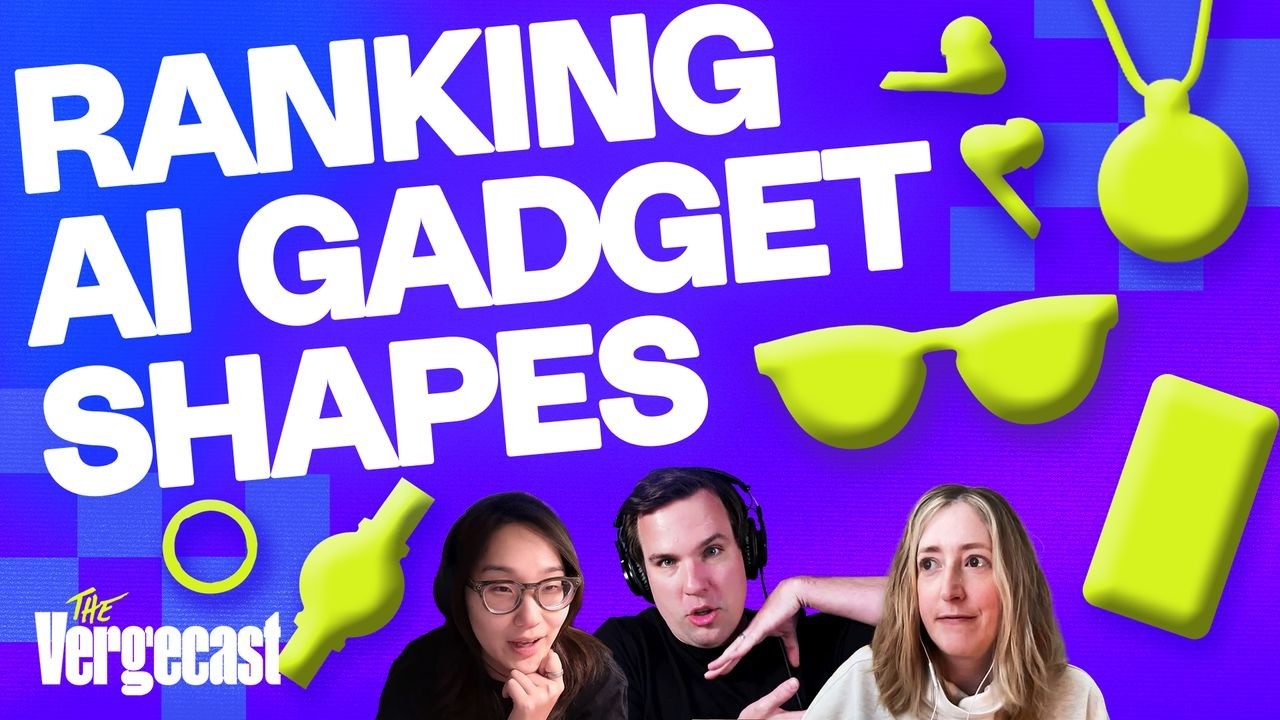 Watch, headphones, phone: Which AI gadget is best? | The Vergecast (YouTube thumbnail)