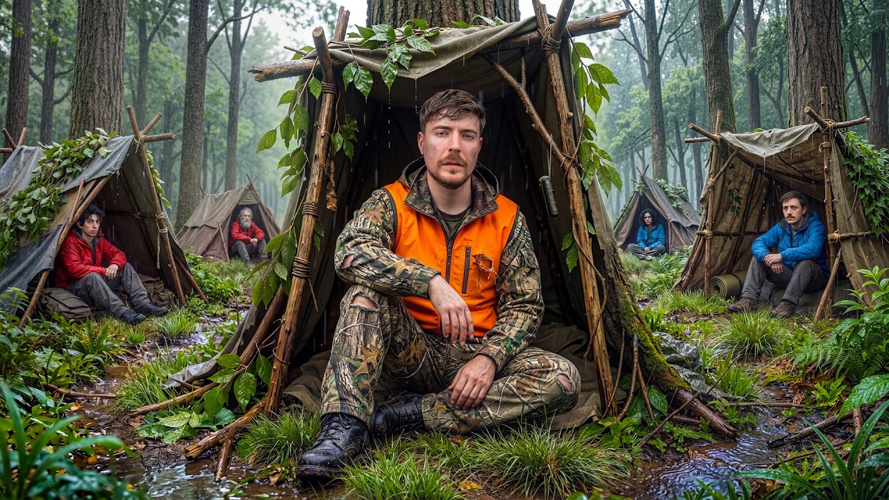 I Stranded 100 People In The Wilderness For $250,000 (YouTube thumbnail)