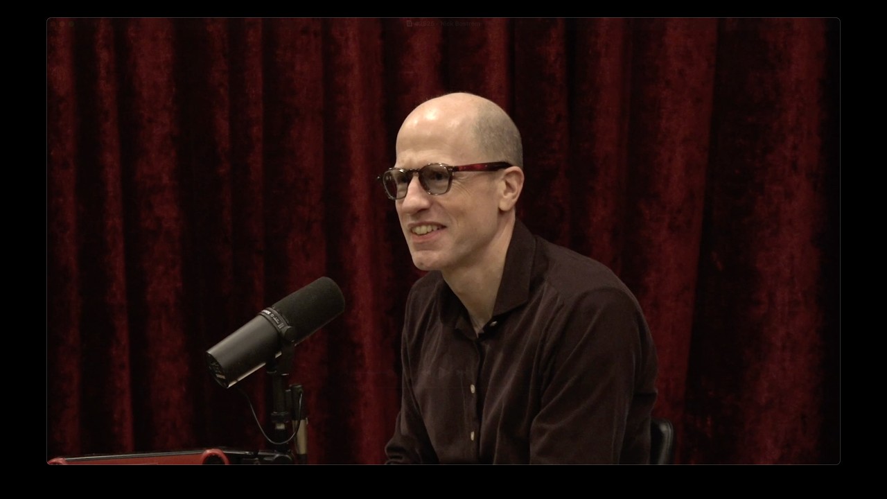 Joe Rogan Experience #2525 - Nick Bostrom (YouTube thumbnail)