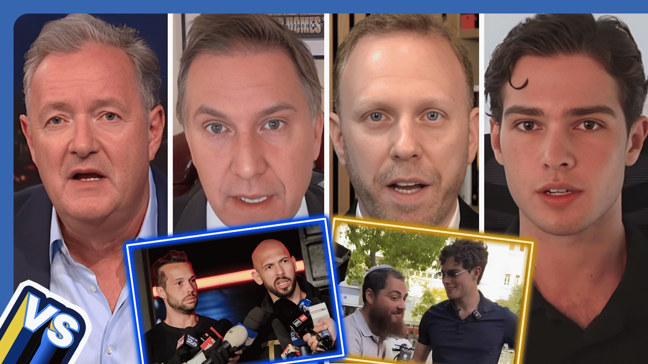 ‘You’re WARCRIME-MAXXING!’ Piers Morgan vs Clavicular On Israel Scandal + Andrew Tate Arrest (YouTube thumbnail)