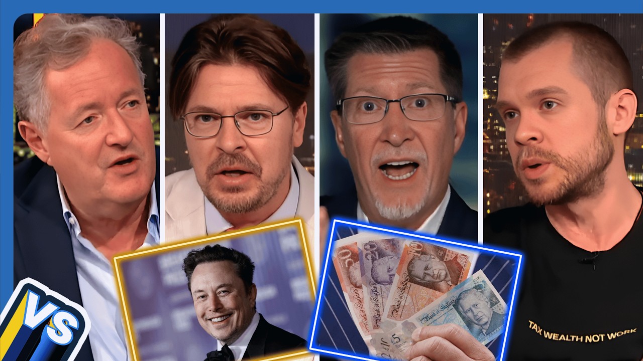 "I'm QUITTING!" Gary Stevenson vs Piers Morgan On Wealth, Economic Growth & Elon Musk (YouTube thumbnail)
