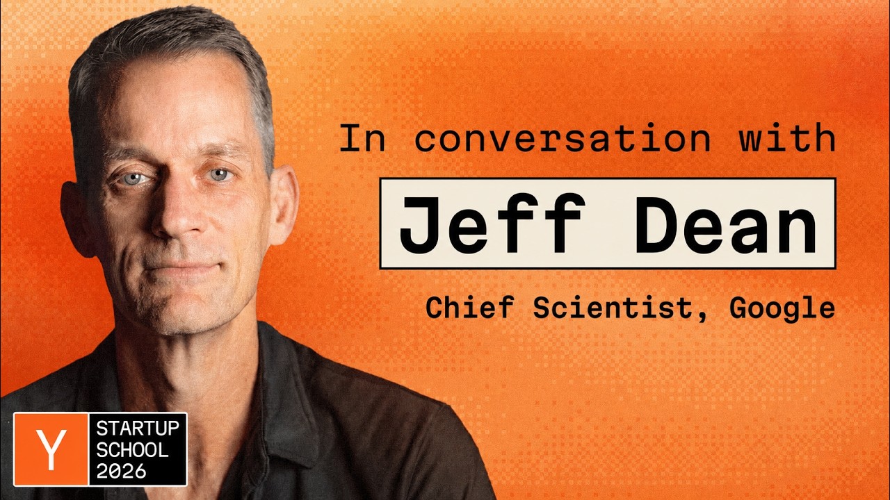 Jeff Dean: The 1% Rule for Building in AI (YouTube thumbnail)