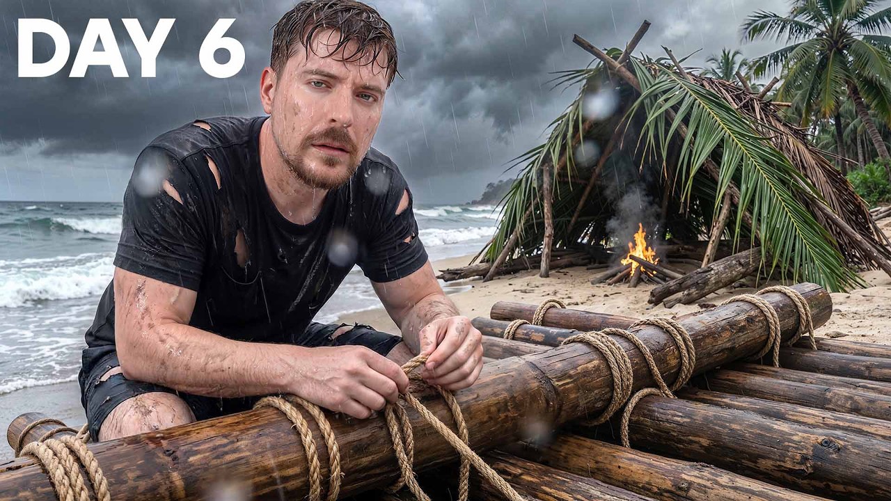 Trapped On An Island Until I Build A Boat (YouTube thumbnail)