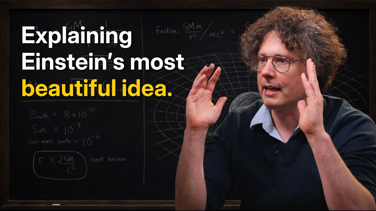 General relativity from first principles - Adam Brown (YouTube thumbnail)