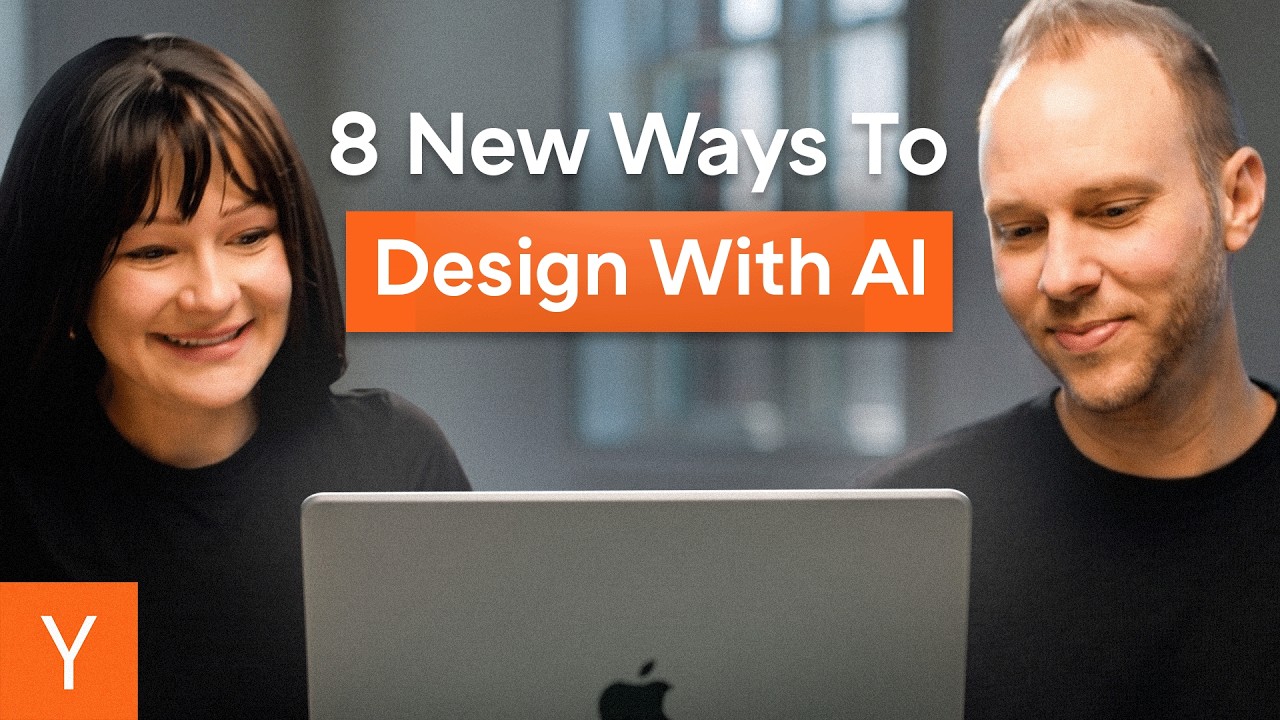 YC's Head of Design Shows You How To Design With AI (YouTube thumbnail)