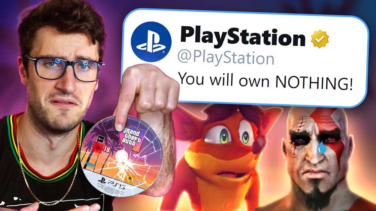 The War Against Video Game Ownership (Ft. Playstation & Sony) (YouTube thumbnail)