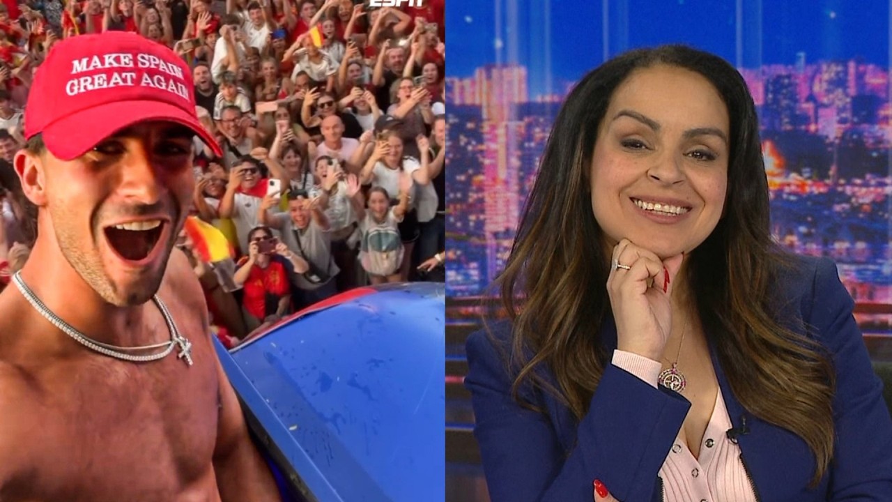 Lefties Losing It: Spain's World Cup hero dons MAGA style cap (YouTube thumbnail)
