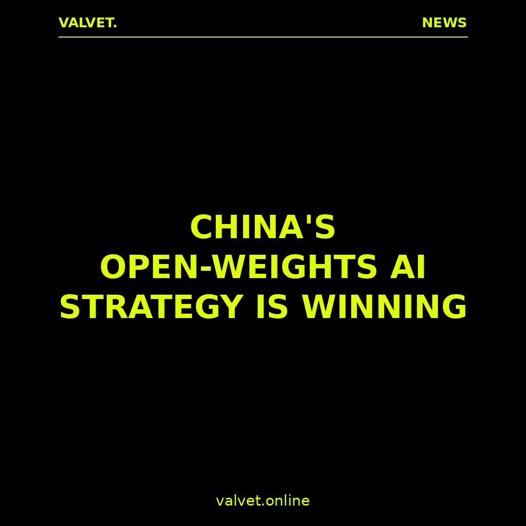 China's open-weights AI strategy is winning (dispatch)