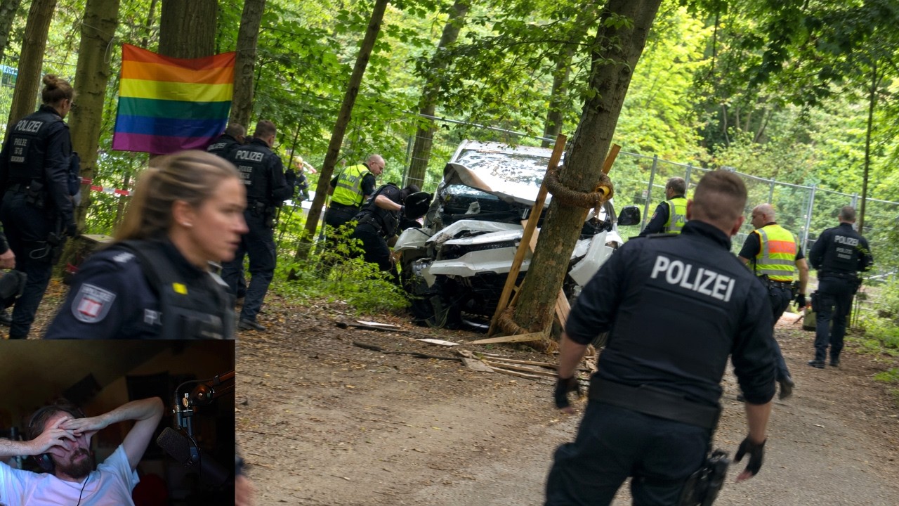 Shitlib Course source episode thumbnail. Asmongold on the Berlin Pride Attack and the Farce of State De-Radicalization