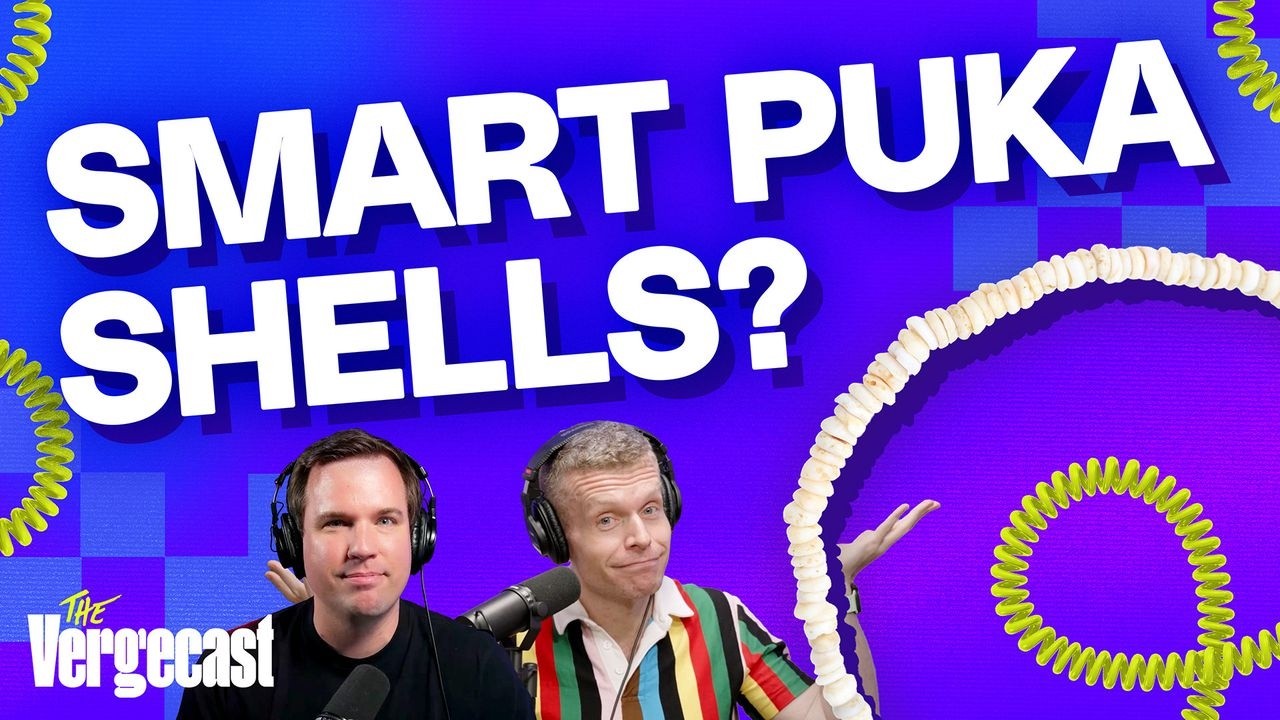 Hotline: E Ink, the fediverse, and smart Puka shells | The Vergecast (YouTube thumbnail)