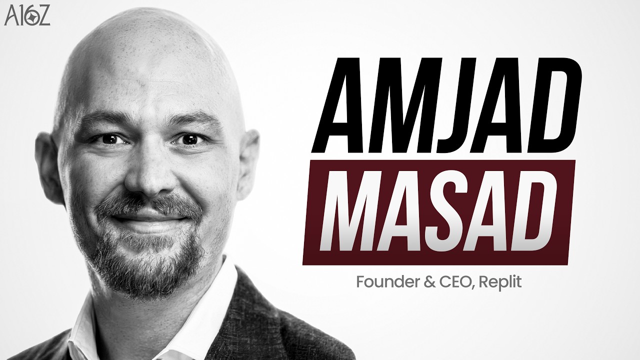 Amjad Masad on Memes, Media, and Building Replit in Public | a16z (YouTube thumbnail)