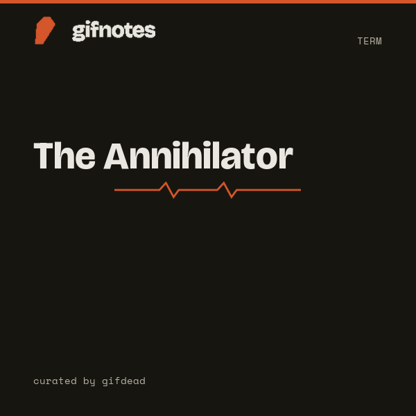 The Annihilator cover