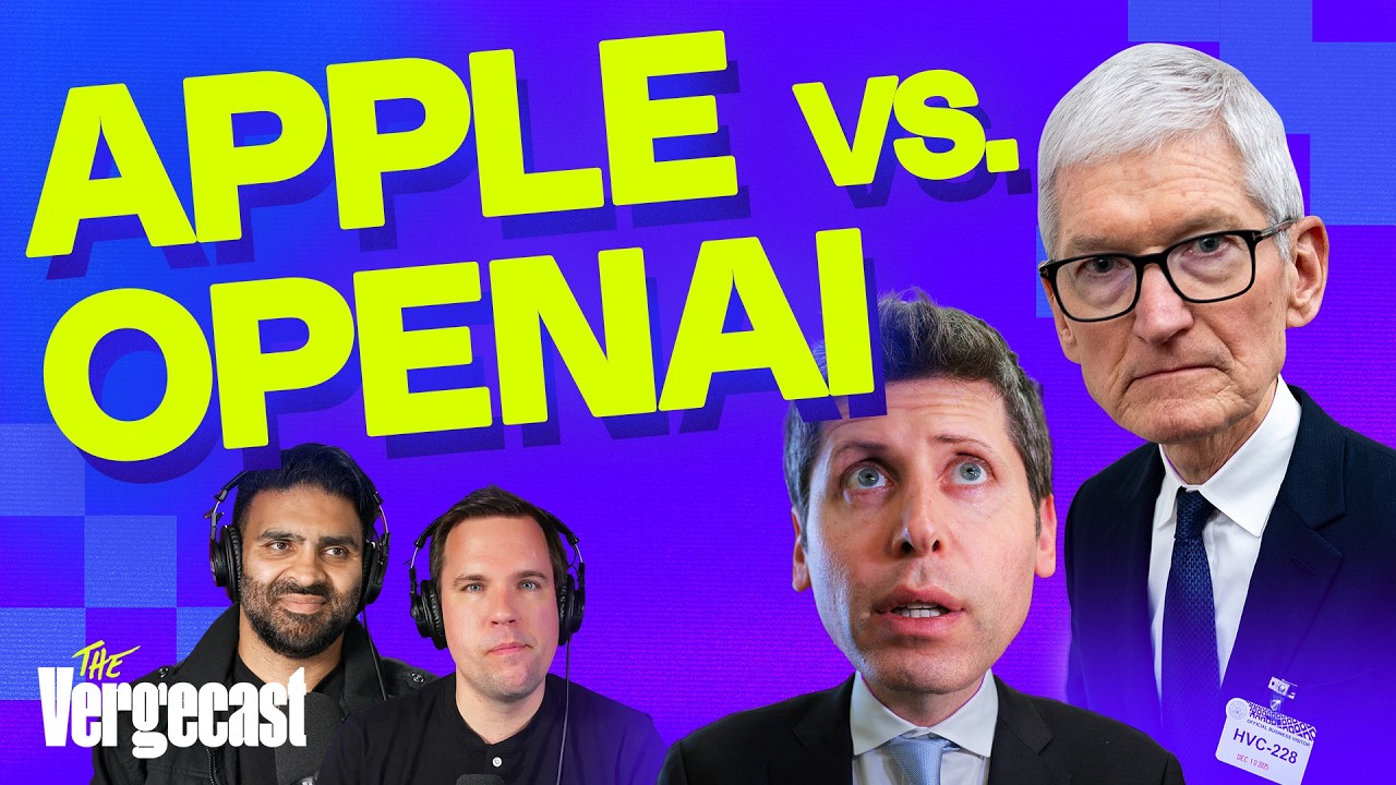 Table Stakes (Tech) source episode thumbnail. Apple's plot to crush OpenAI | The Vergecast - YouTube